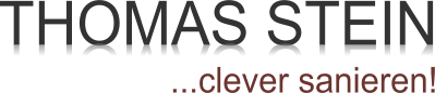 THOMAS STEIN THOMAS STEIN ...clever sanieren!
